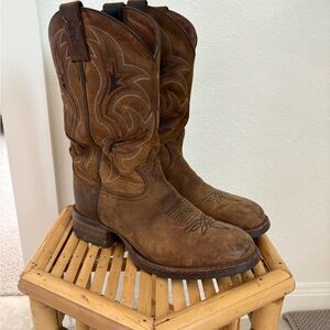 Tony Lama Brown Cowboy Boots